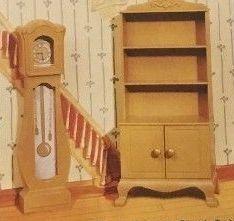 Learning Curve - Madeline - Book Case and Clock set - Meuble